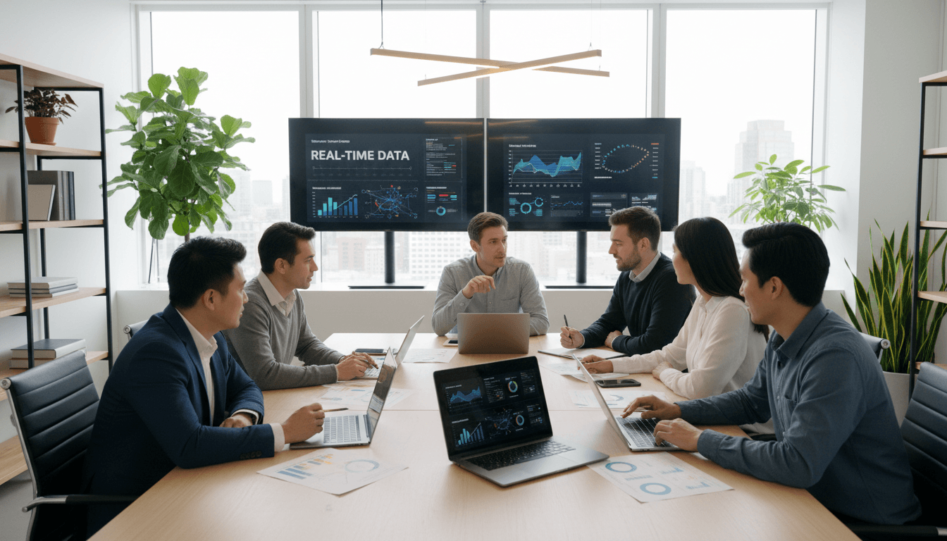 Wintra Delux team reviewing IT strategy and infrastructure plans